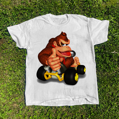 DONKEY KONG 'RACING KART' WHITE T-SHIRT