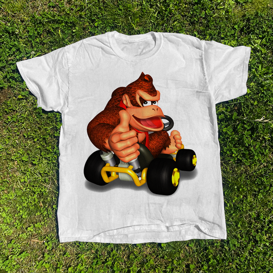 DONKEY KONG 'RACING KART' WHITE T-SHIRT