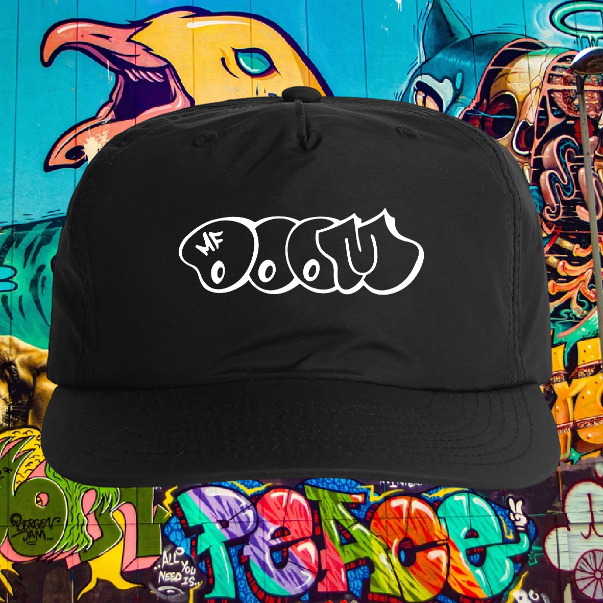 DOOM BLACK NYLON SNAPBACK