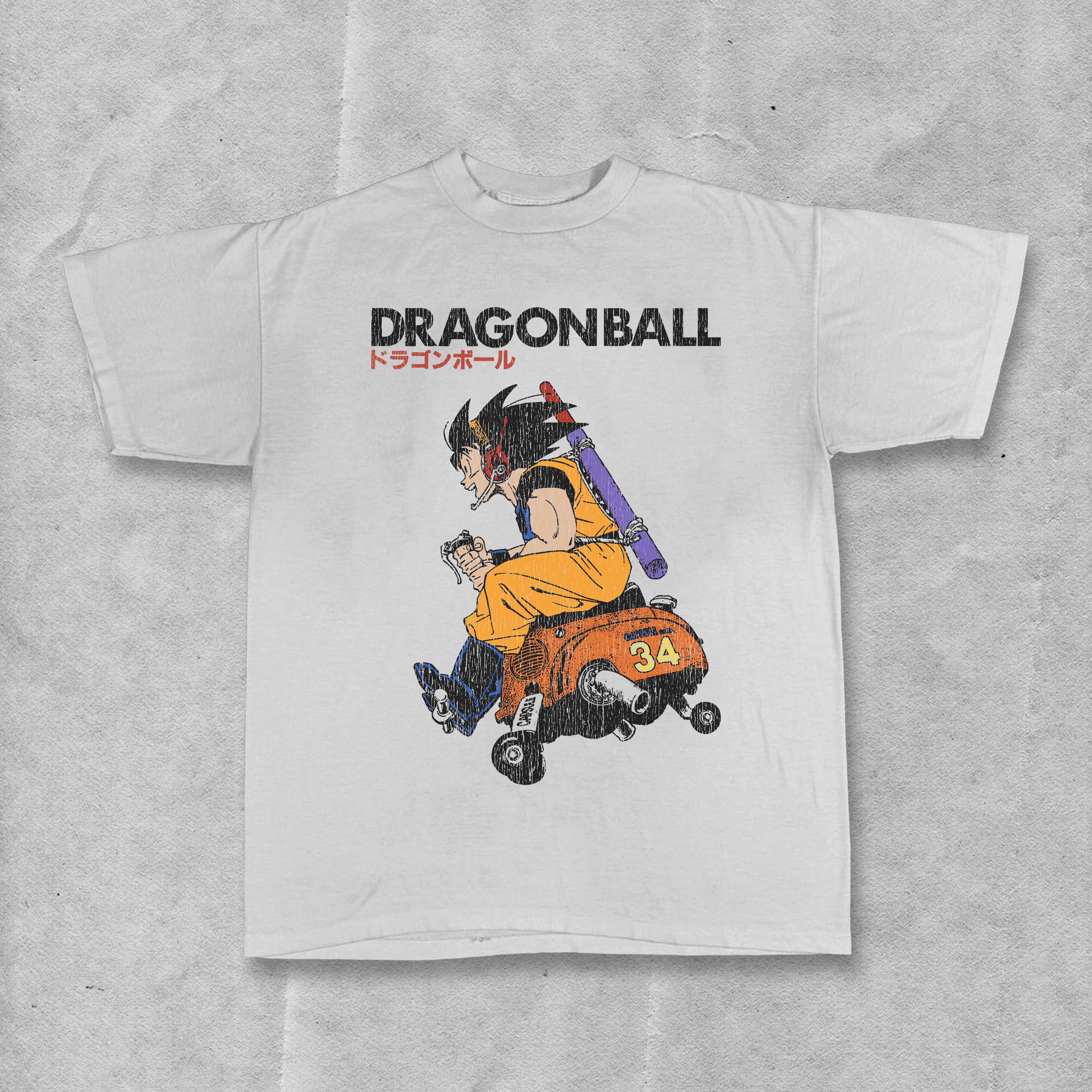 DRAGONBALL WHITE T-SHIRT