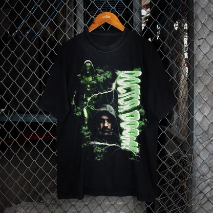'DR DOOM STARK' BLACK T-SHIRT
