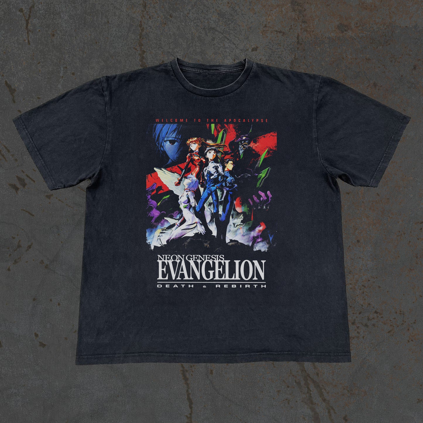 EVANGEL1ON 'DEATH-REBIRTH' BLACK PROMO T-SHIRT