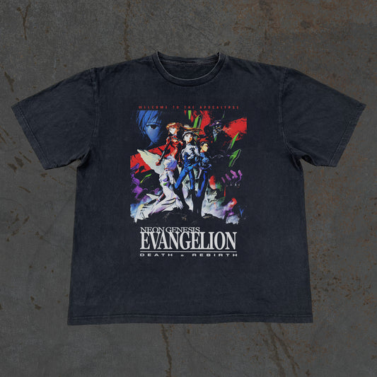 EVANGEL1ON 'DEATH-REBIRTH' BLACK PROMO T-SHIRT