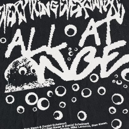 'EVERYTHING, EVERYWHERE ALL AT ONCE' BLACK PIXEL T-SHIRT