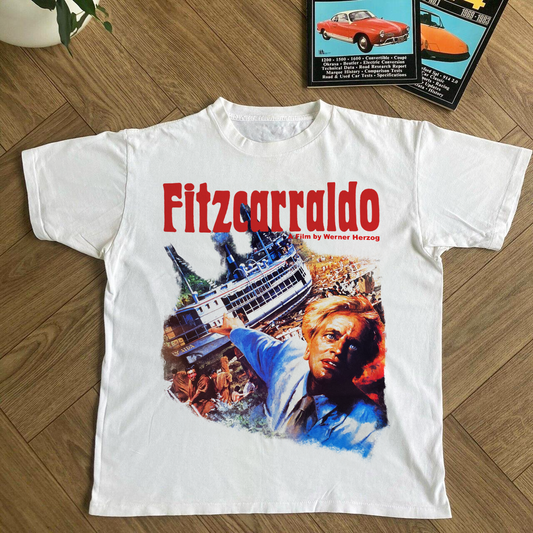 VINTAGE 'FITZCARRALDO' MOVIE PROMO WHITE T-SHIRT