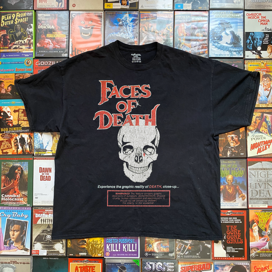 FACES OF DEATH PROMO BLACK T-SHIRT