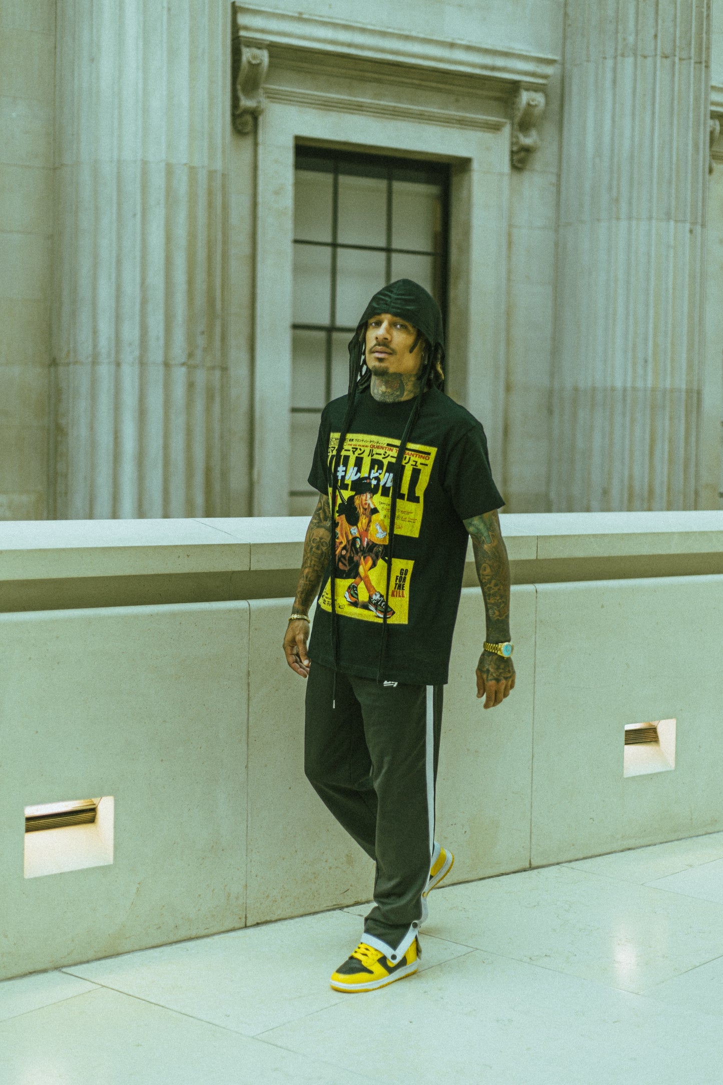 KILL BILL X RZA PREMIUM BLACK T-SHIRT