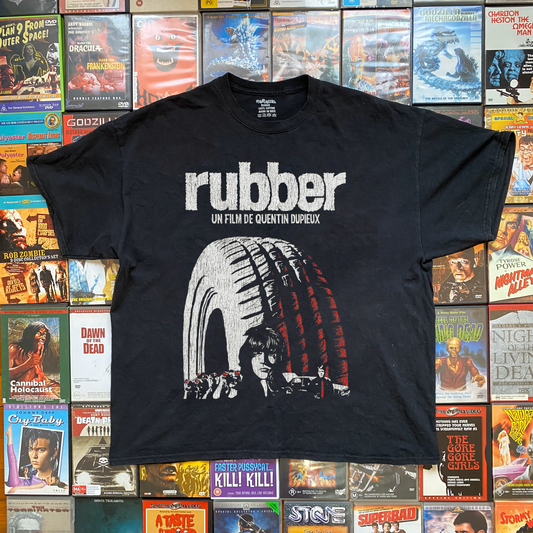 FRENCH RUBBER PROMO BLACK T-SHIRT