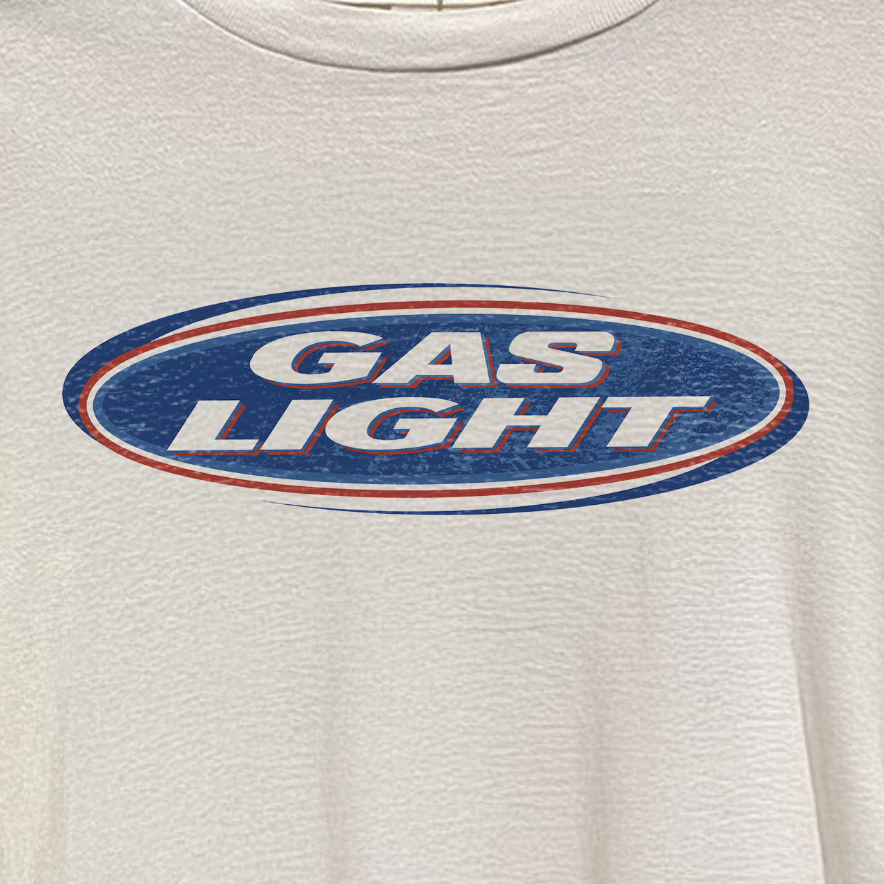 GAS LIGHT “ARE YOU SURE?” WASHED WHITE T-SHIRT