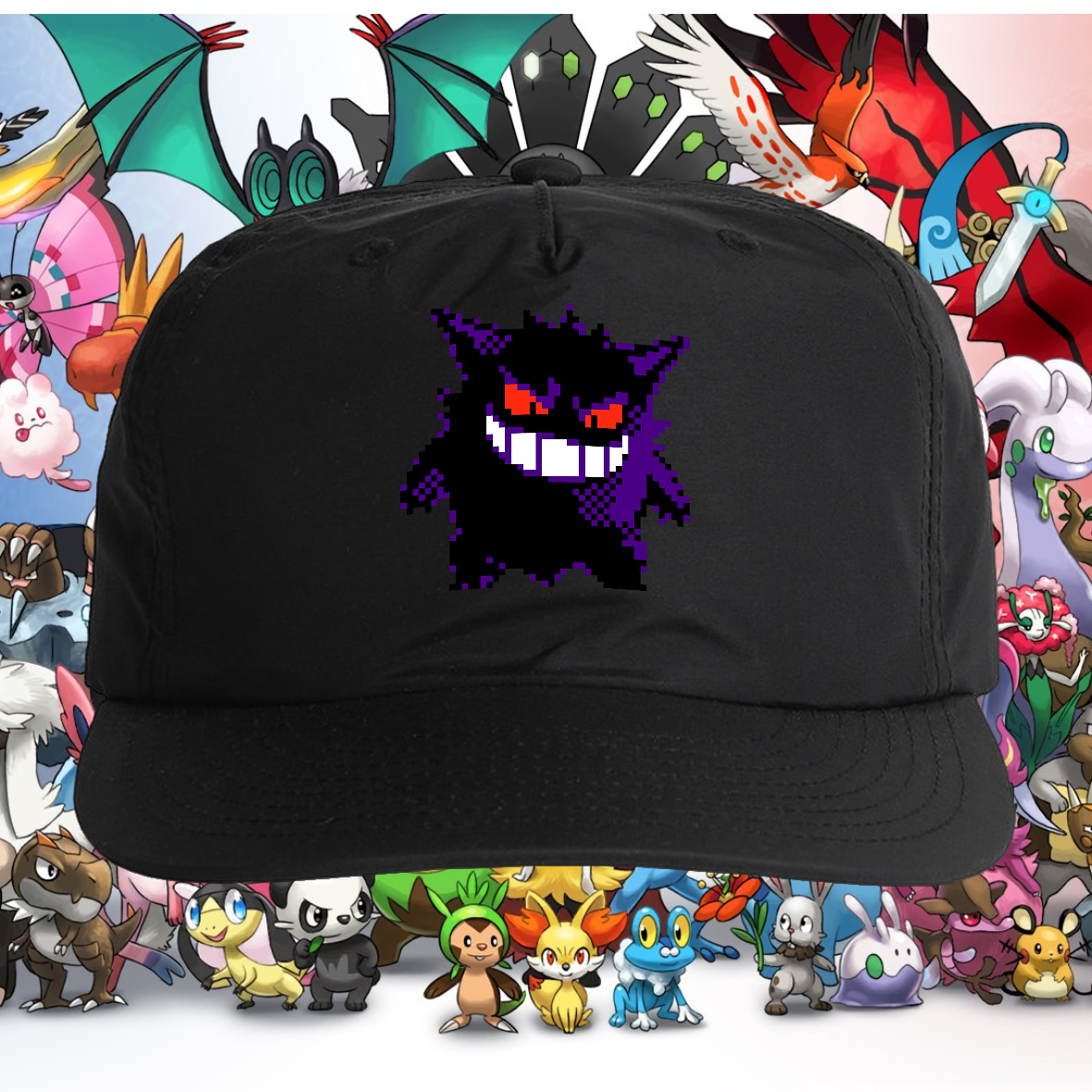 GENGAR BLACK NYLON SNAPBACK