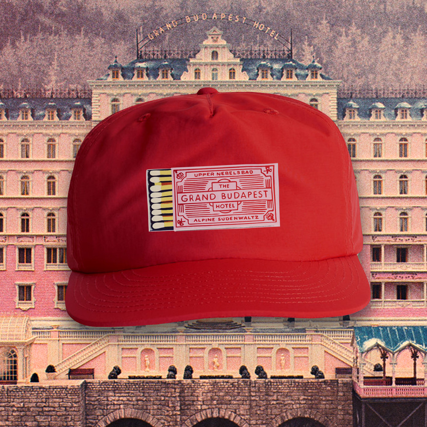 'GRAND BUDAPEST' MATCHBOX NYLON SNAPBACK