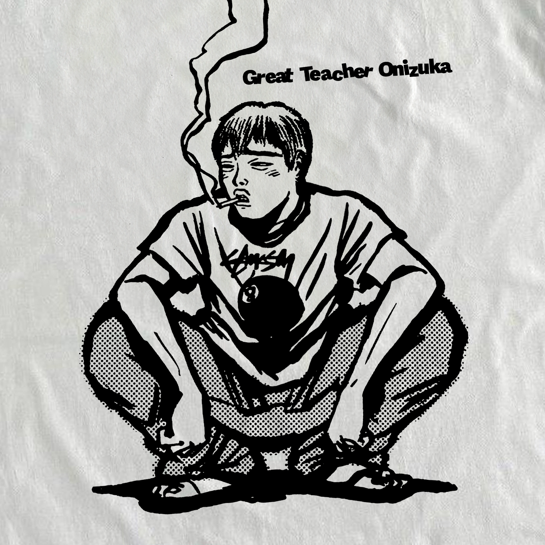 'GTO' GREAT TEACHER WHITE T-SHIRT