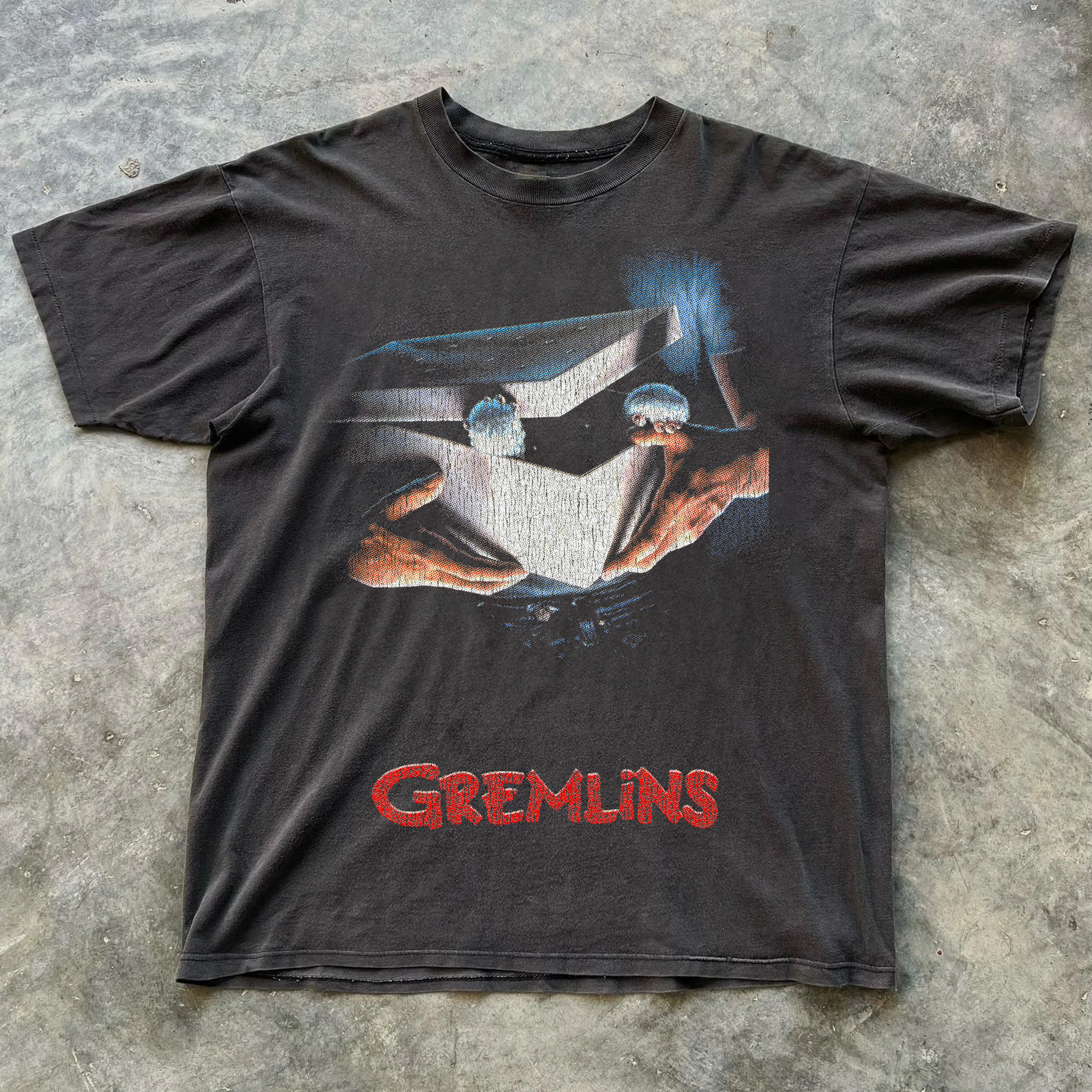 GREMLINS PROMO VINTAGE BLACK T-SHIRT