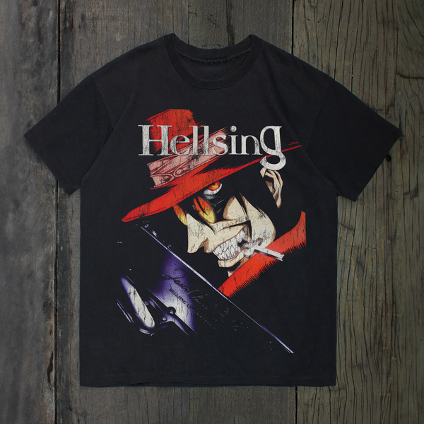 Geeks rule hellsing Alucard tシャツ ヘルシング VINTAGE 'HELLSING' ALUCARD PROMO BLACK T-SHIRT – Parallel