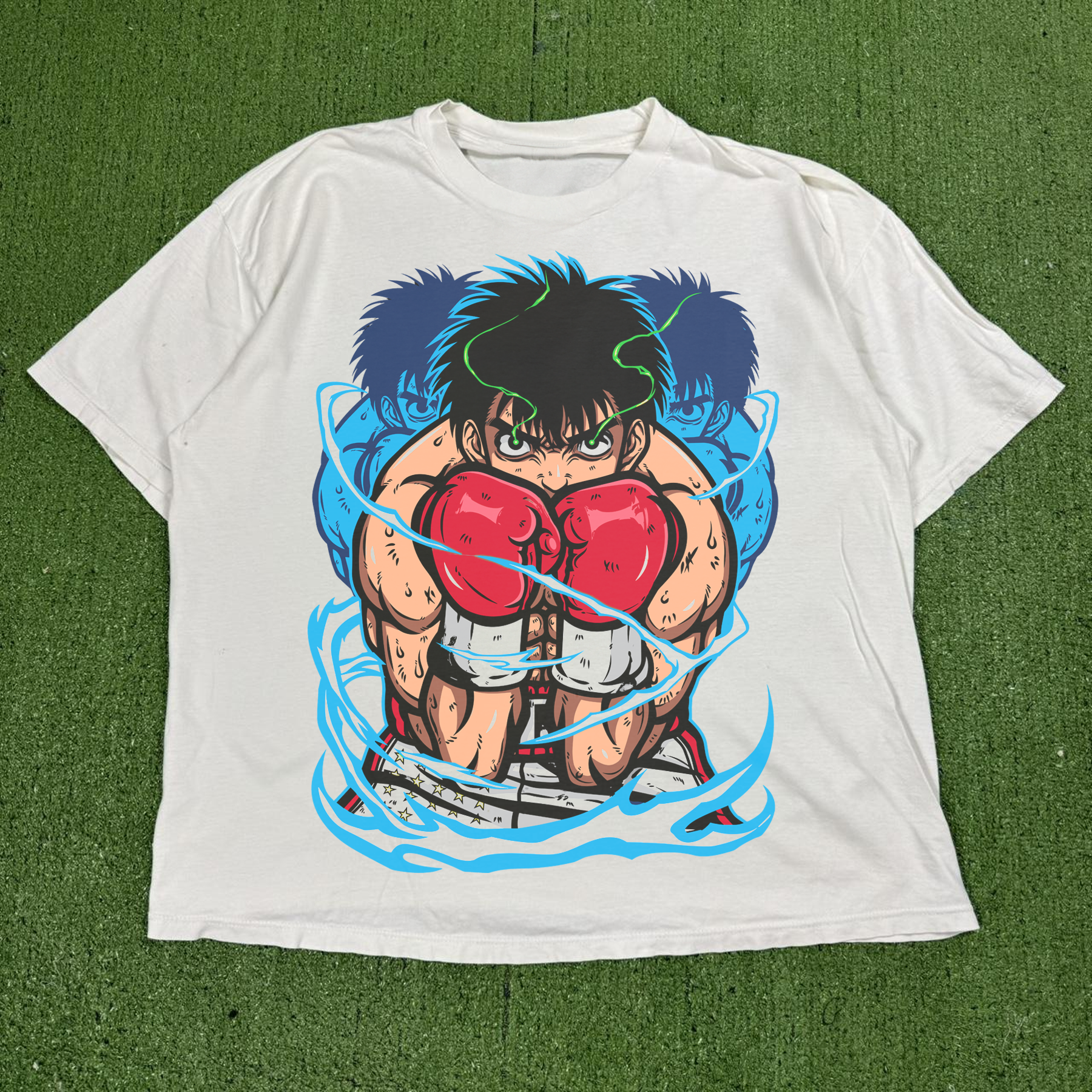HAJIME NO IPPO 'AFTER-IMAGE' WHITE T-SHIRT