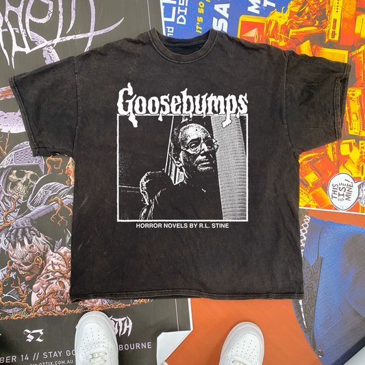 HARDCORE GOOSEBUMPS PROMO BLACK T-SHIRT