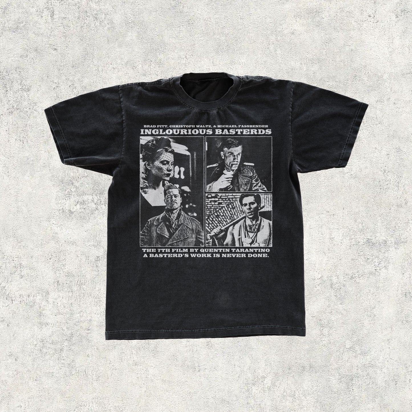 INGL0URI0US BASTERDS PROMO BLACK T-SHIRT