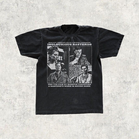 INGL0URI0US BASTERDS PROMO BLACK T-SHIRT