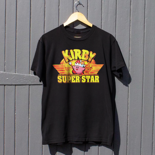 90s 'SUPER STAR' SNES PROMO T-SHIRT BLACK