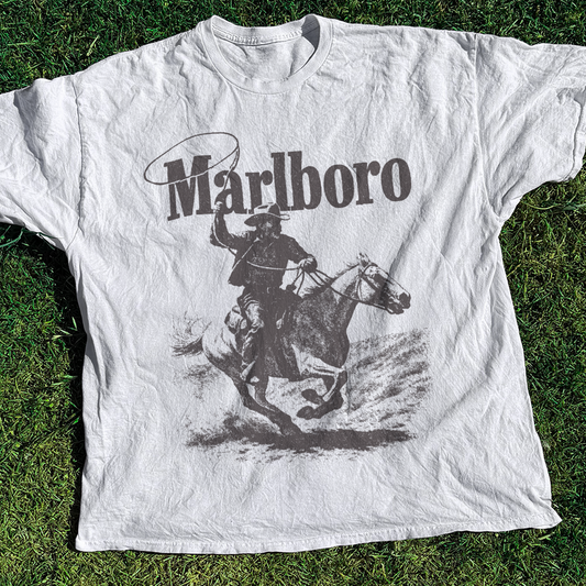 'Rugged' Vintage White T-shirt