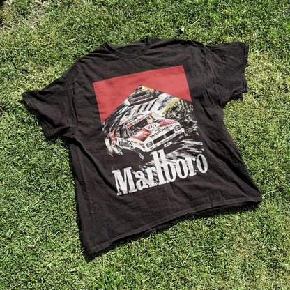 Rally Racing Vintage Black T-Shirt