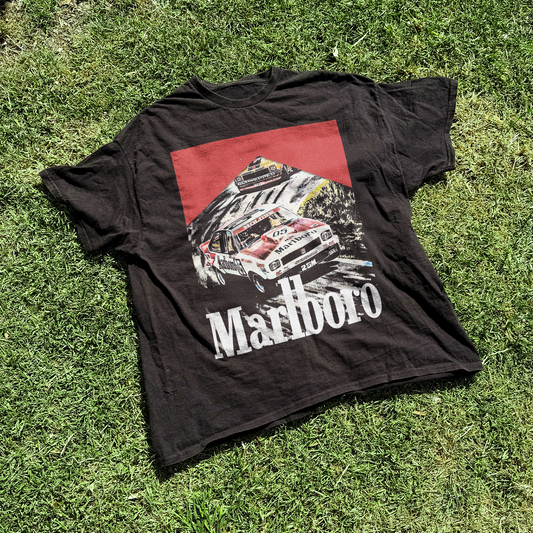 Rally Racing Vintage Black T-Shirt