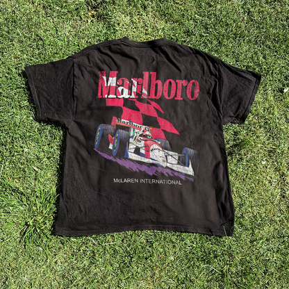 International F1 Racing Washed Black Vintage Tee