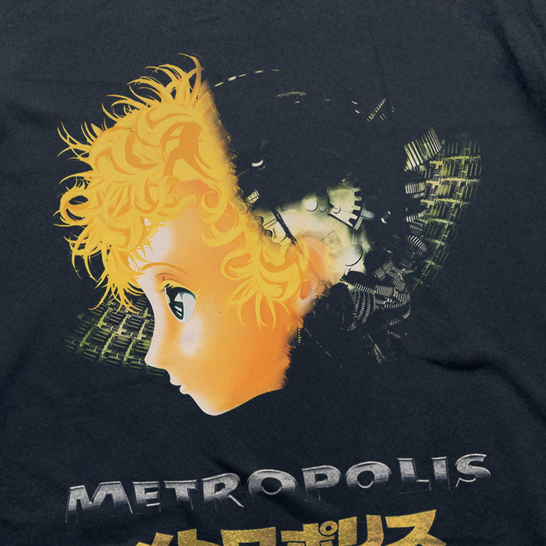 METROPOLIS 2001 'DIAGRAM' JAPANESE MERCH BLACK SHIRT