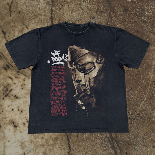 MF DOOM BLACK T-SHIRT