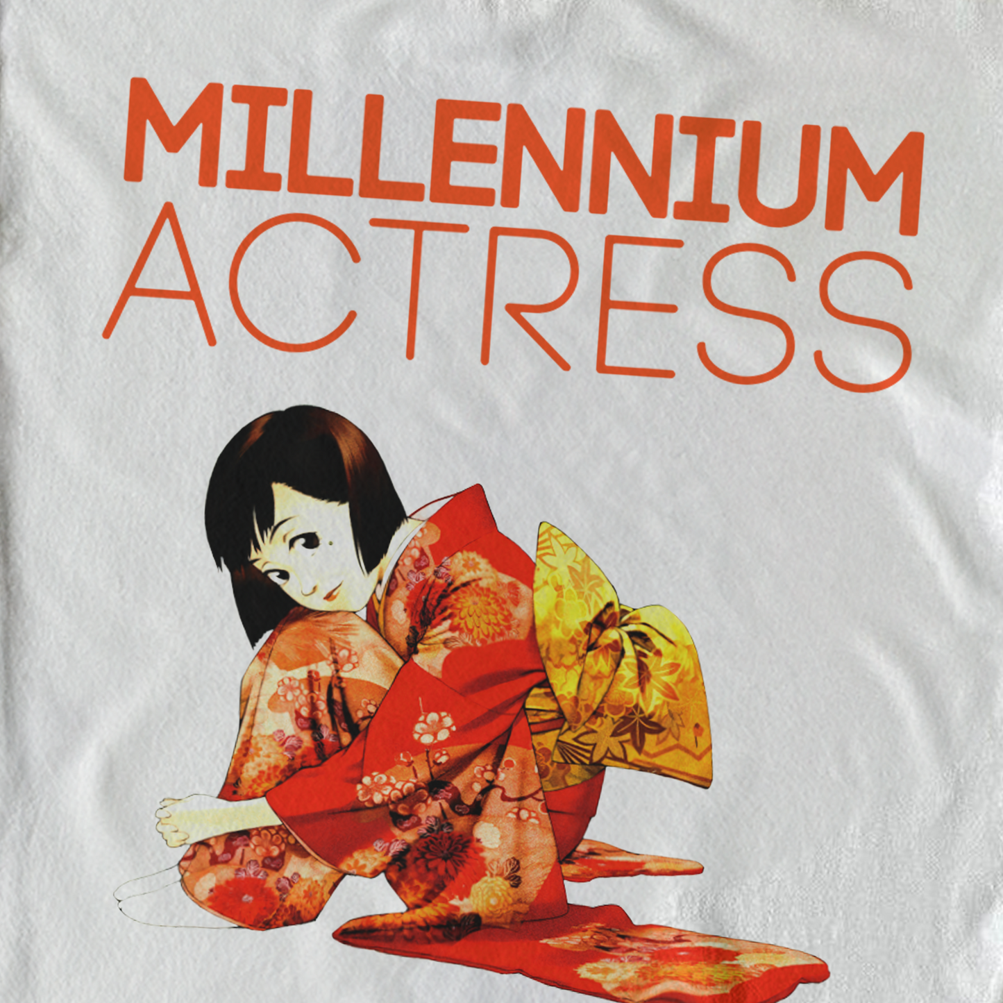 RETRO 2001 'MILLENIUM ACTRESS' WHITE PROMO T-SHIRT
