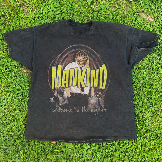 VINTAGE MANKIND PROMO BLACK T-SHIRT