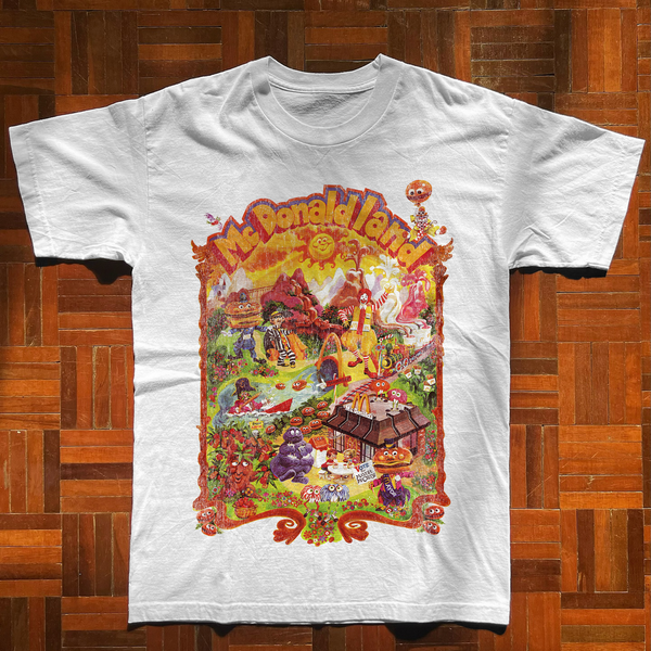 1980S 'Mcdonaldland' Vintage Washed White T-Shirt – Parallel