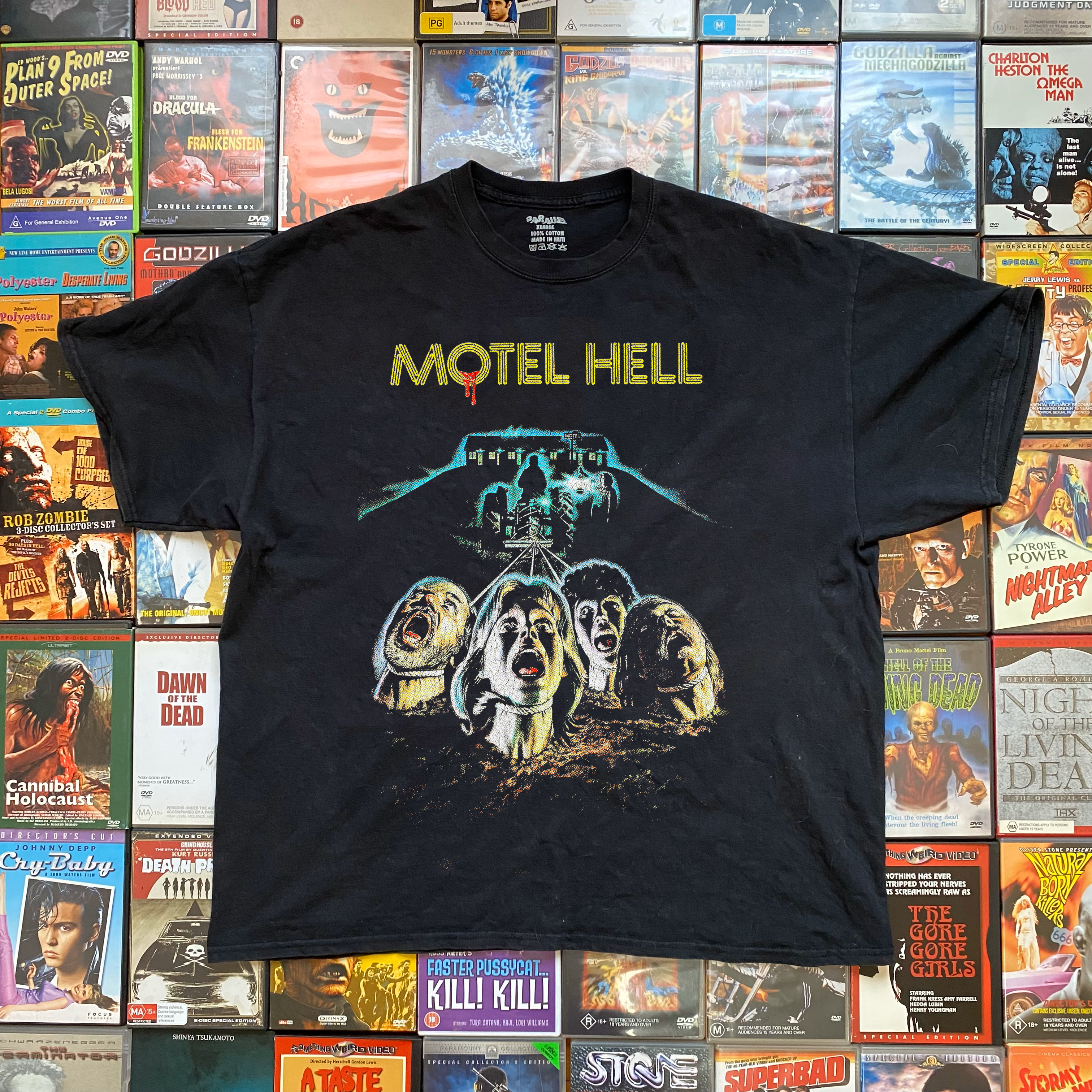 MOTEL HELL PROMO BLACK T-SHIRT