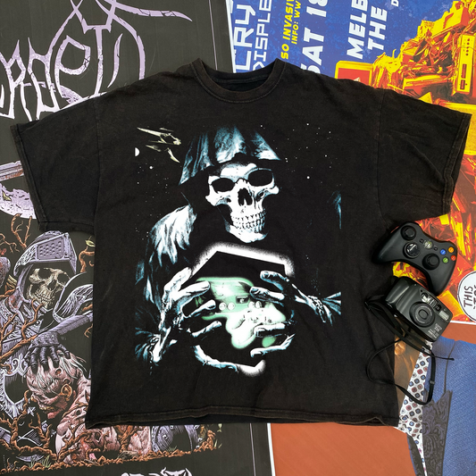 N64 'PLAYING WITH POWER' VINTAGE BLACK T-SHIRT