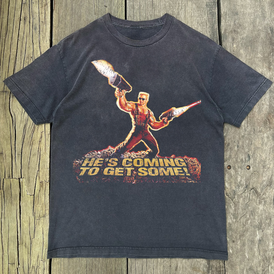 VINTAGE NUKEM 'COMING TO GET SOME' BLACK T-SHIRT
