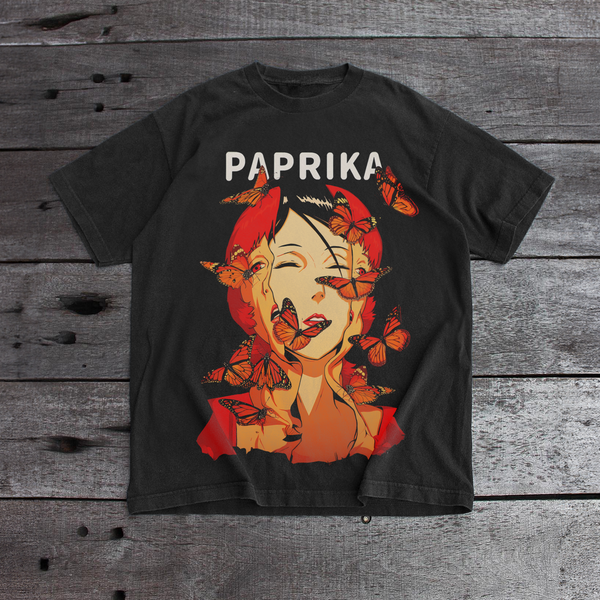 PAPRIKA 06 BUTTERFLIES BLACK PROMO T SHIRT