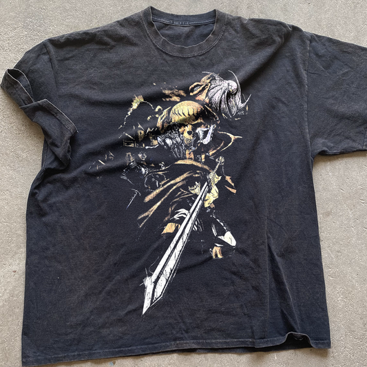 2016 BERSERK BAND OF HAWKS PROMO WASHED BLACK T-SHIRT