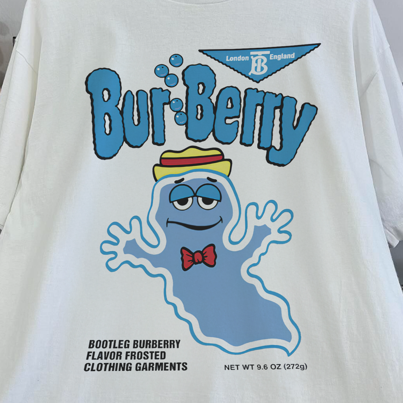 BUR-BERRY PREMIUM WHITE T-SHIRT