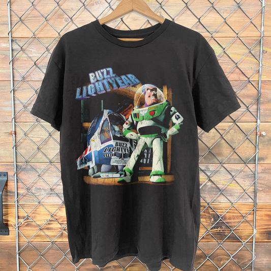 BUZZ T0Y ST0RY PROMO BLACK WASHED T-SHIRT