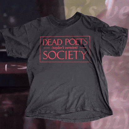 DPS - TAYLOR'S VERSION - WASHED BLACK T-SHIRT