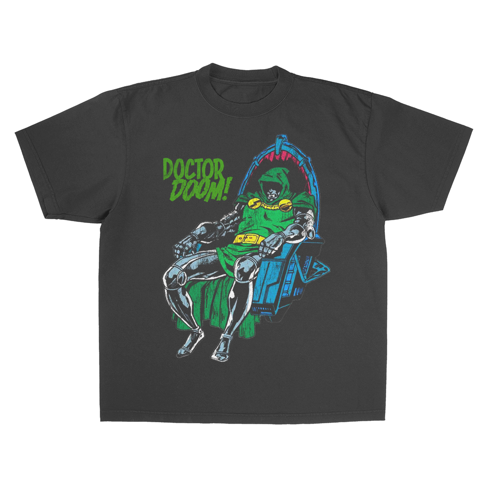 Doctor Doom Throne Tee Black
