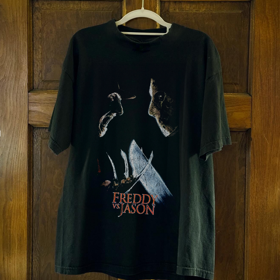 FREDDY VS JAS0N BLACK T-SHIRT
