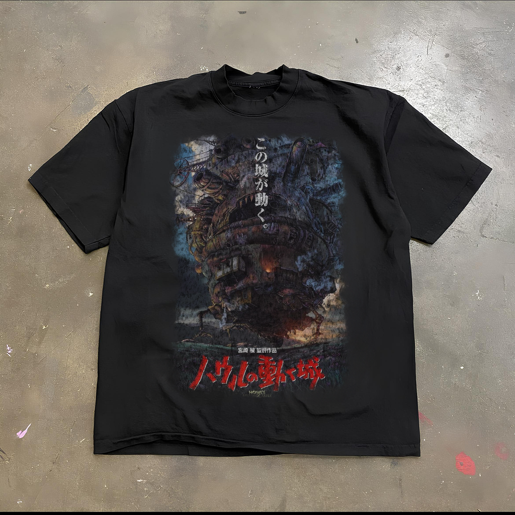 トップス Howl's moving Castle tee Studio Ghibli Howl's Moving Castle Trio T-Shirt | Hot Topic