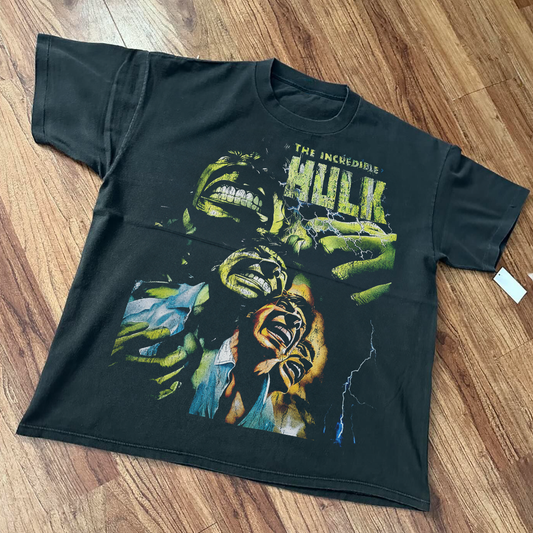 INCREDIBLE HVLK WASHED BLACK T-SHIRT