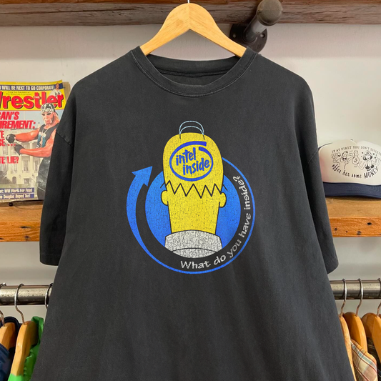 WHAT DO YOU HAVE INSIDE? RARE VINTAGE WASHED T-SHIRT