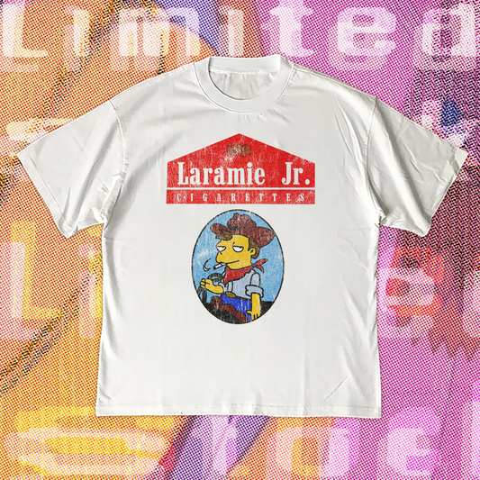 LARAMIE JR.  PREMIUM WHITE TSHIRT