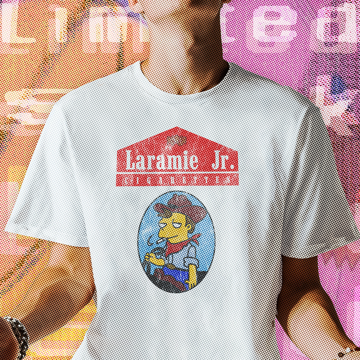 LARAMIE JR.  PREMIUM WHITE TSHIRT