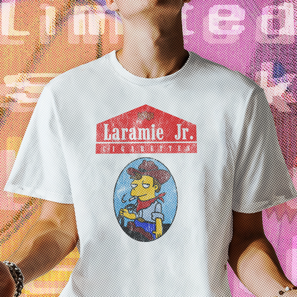 LARAMIE JR.  PREMIUM WHITE TSHIRT