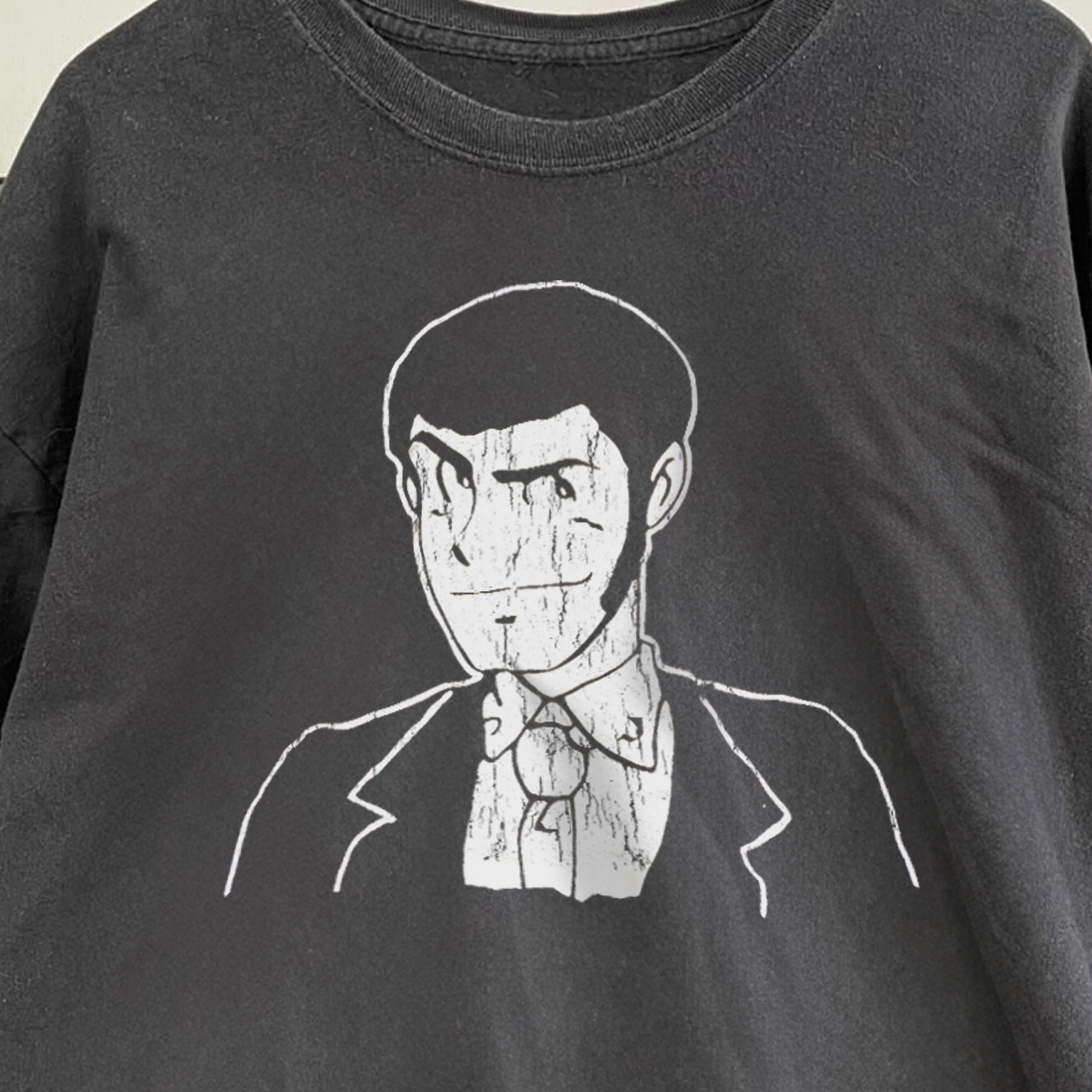 LUPIN THE 3RD CASTLE 0F CAGLI0STR0 90'S BLACK T-SHIRT