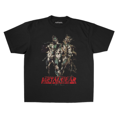 metal gear rising t shirt Metal Gear Solid Black Tee – Parallel